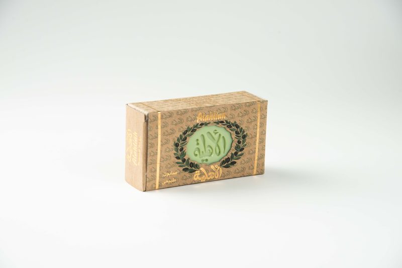 Alahliah Natural Laurel Soap — retail box format